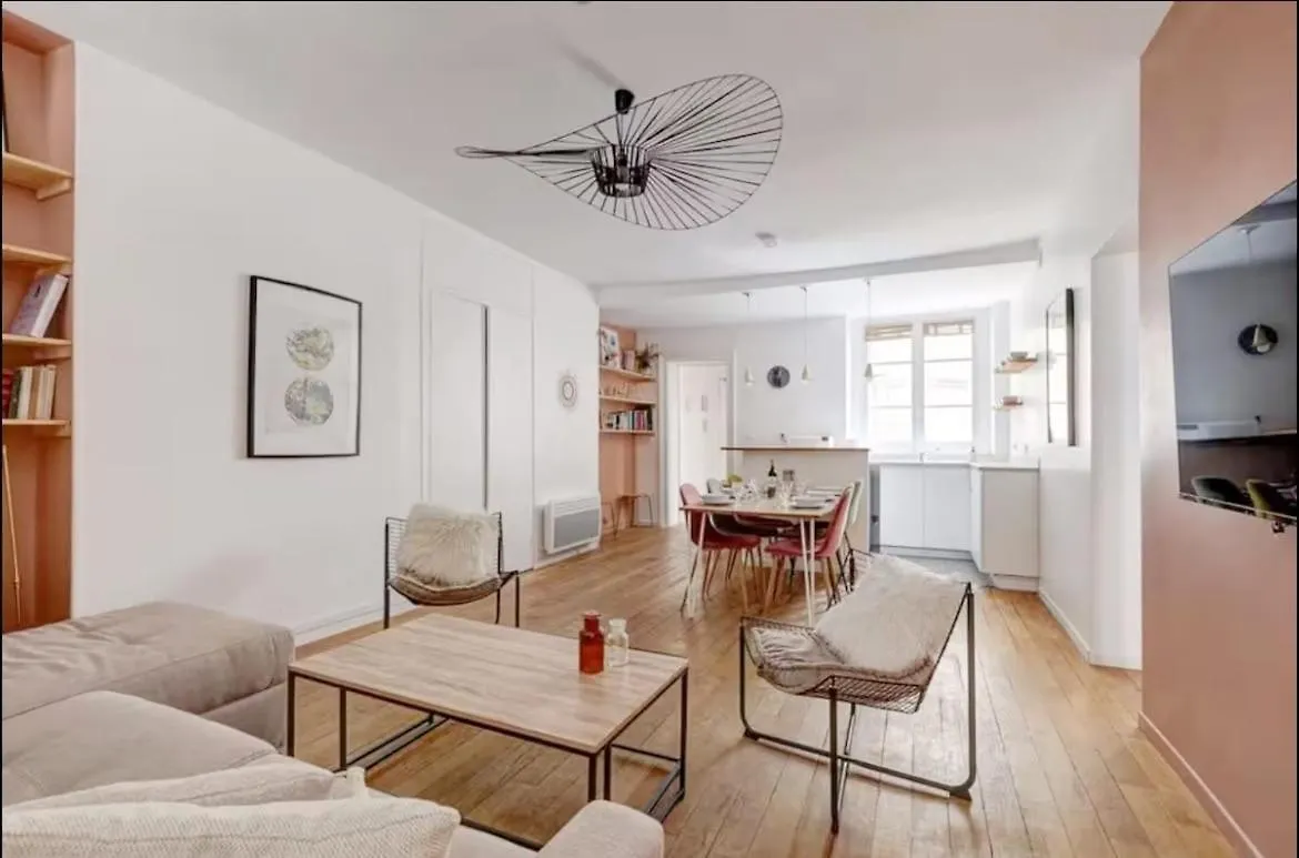 3Br In Central Paris Near Louvre Free Parking Appartement